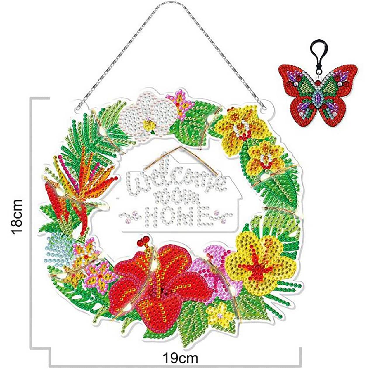 Sparkly Selections Welcome Home Wreath Diamond Painting